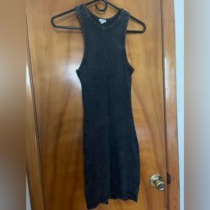 Garage Bodycon ribbed dress